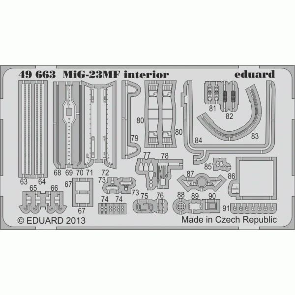 MiG-23MF interior S.A. 1/48 Eduard 49663