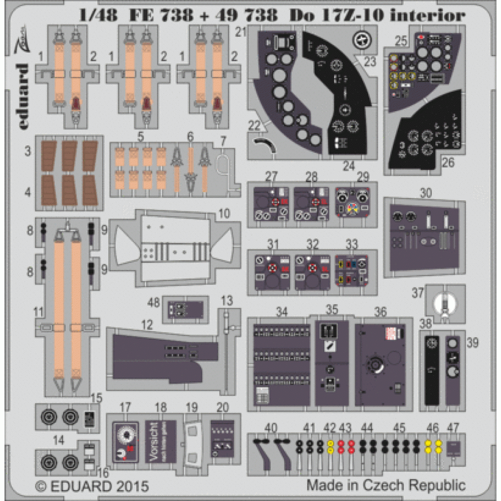 Do 17Z-10 interior 1/48 Eduard 49738