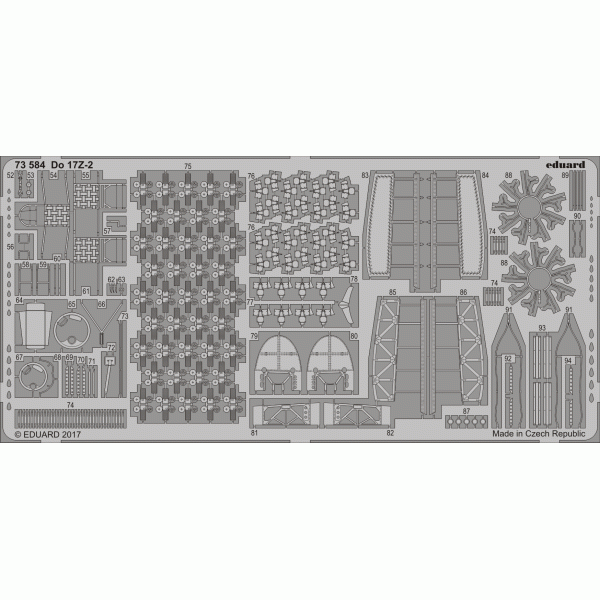  Do 17Z-2 1/72 Eduard 73584