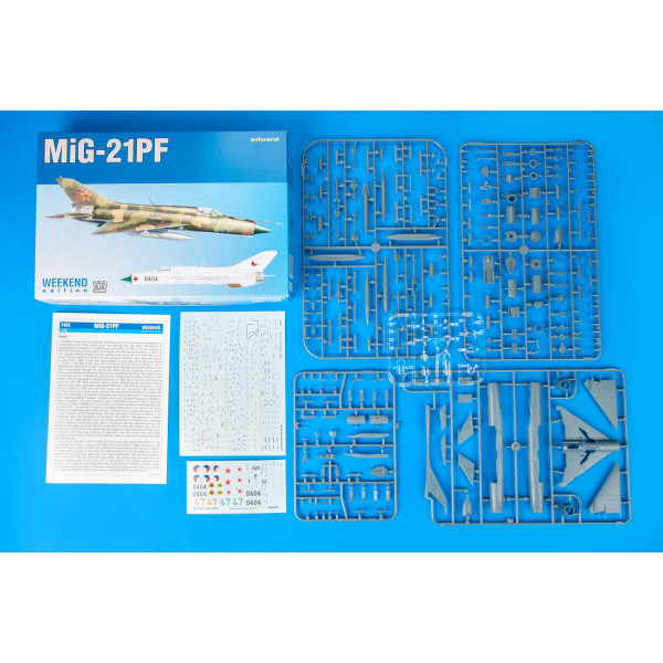 МіГ-21ПФ радянський реактивний винищувач 1/72 Eduard 7455