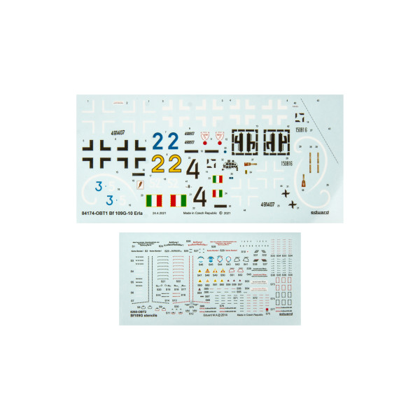 Bf 109G-10 ERLA 1/48 Eduard 84174