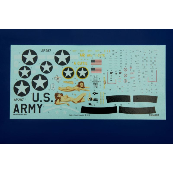 P-400 Aircobra "Air A Cutie" 1/48 Eduard 8472