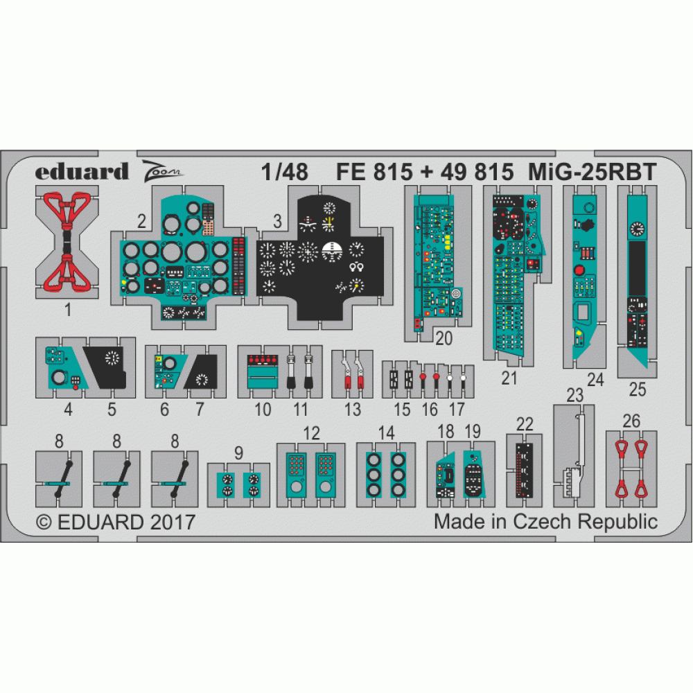 MiG-25RBT 1/48 Eduard FE815