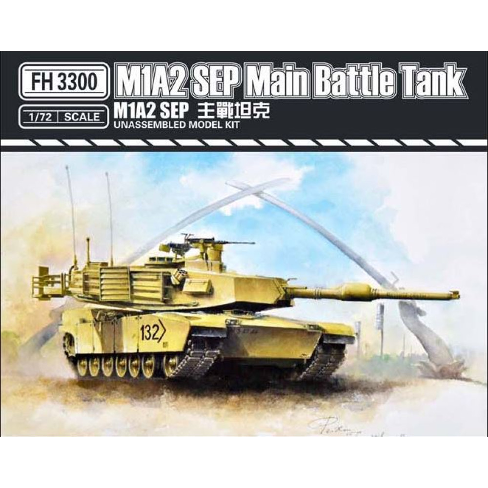 US M1A2 Abrams Main Battle Tank 1/72 FlyHawk FH3300