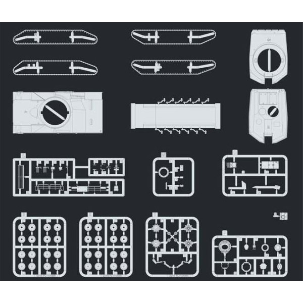 US M1A2 Abrams Main Battle Tank 1/72 FlyHawk FH3300