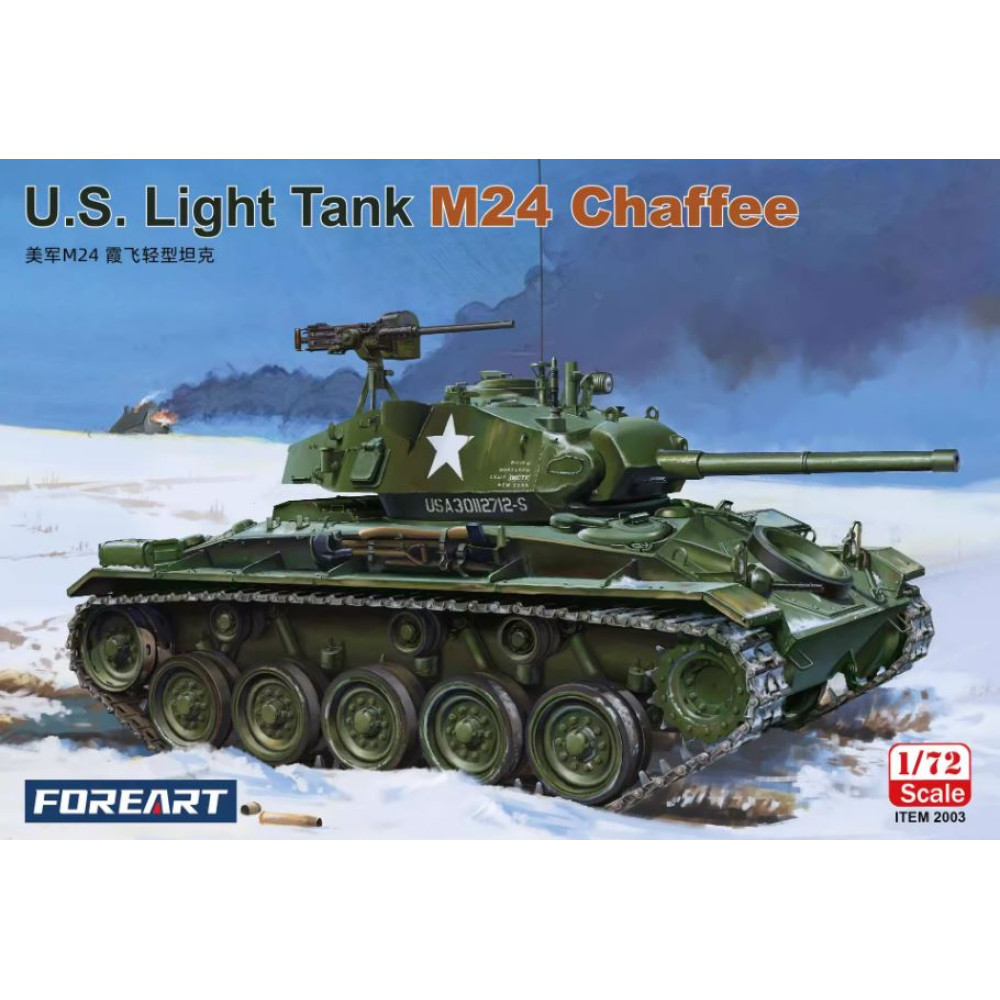 US light tank M24 Chaffee 1/72 FOREART 2003