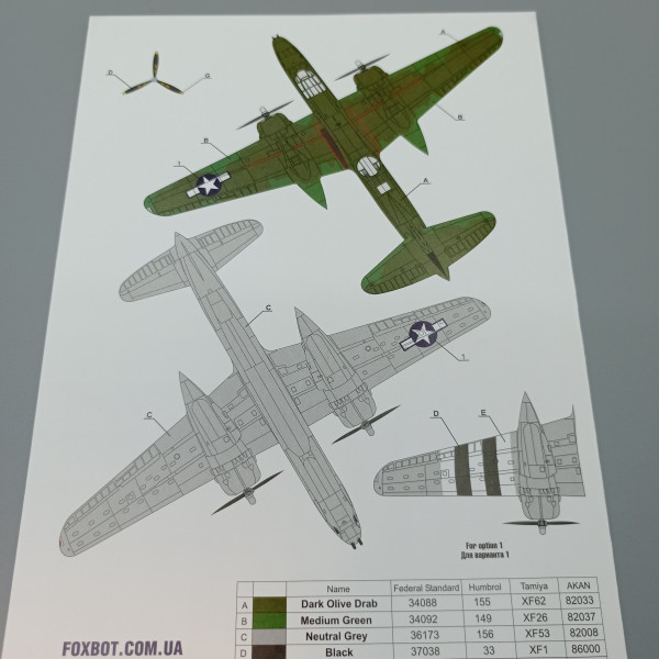 Decals Douglas A-20 Boston Pin-Up Nose Art (Part II) 1/48 Foxbot 48-020A
