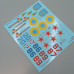 Decals Ukrainian Foxbats: MiG-25PDS and Stencils 1/48 Foxbot 48-035T