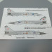 Decals Ukrainian Foxbats: MiG-25PDS and Stencils 1/48 Foxbot 48-035T