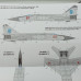 Decals Ukrainian Foxbats: MiG-25PDS and Stencils 1/48 Foxbot 48-035T