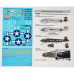 North American B-25G/H/J Mitchell (Late) Pin-Up Nose Art and Stencils #4 1/48 Foxbot 48-044