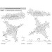 Decals Stencils for Digital Su-25 Ukrainian Air Forces 1/48 Foxbot 48-066
