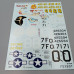 Decals Lockheed P-38 Lightning Pin-Up Nose Art (Part I) 1/48 Foxbot 48-081A