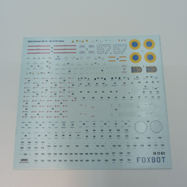Decals Ukrainian Digital Falcons: MiG-29 (9-13) 1/72 Foxbot 72-071