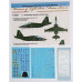 Decals Ukrainian Rooks: Su-25UB and Stencils 1/72 Foxbot 72-015T