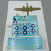 Decals U.S.A.F. North American B-25C/D Mitchell Pin-Up Nose Art and Stencils (Part III) 1/72 Foxbot 72-025