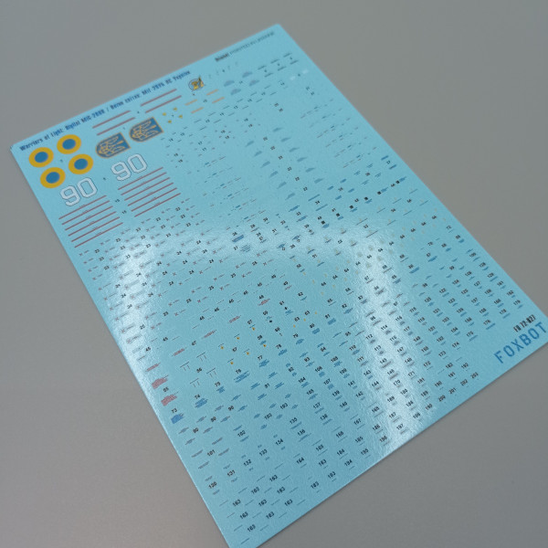 Decals MiG-29UB, Ukrainian Air Forces, digital camouflage 1/72 Foxbot 72-027