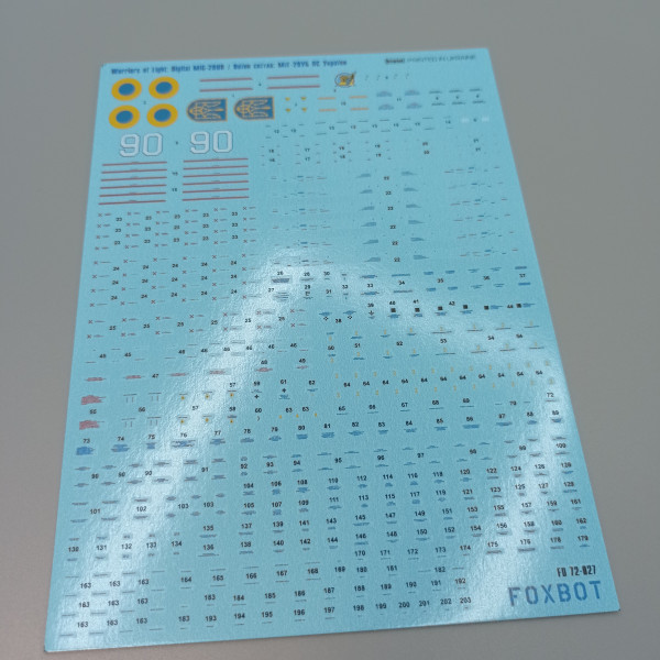 Decals MiG-29UB, Ukrainian Air Forces, digital camouflage 1/72 Foxbot 72-027
