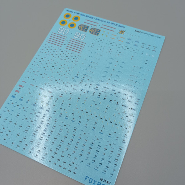 Decals MiG-29UB, Ukrainian Air Forces, digital camouflage 1/72 Foxbot 72-027