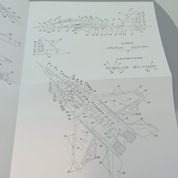 Decals MiG-29UB, Ukrainian Air Forces, digital camouflage 1/72 Foxbot 72-027