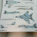 Decals Ukrainian Fulcrums: MiG-29 1/72 Foxbot 72-061