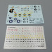 Decals Lockheed P-38 Lightning Pin-Up Nose Art and Stencils (Part I) 1/72 Foxbot 72-066