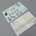 Decals Lockheed P-38 Lightning Pin-Up Nose Art and Stencils (Part I) 1/72 Foxbot 72-066