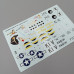 Decals Lockheed P-38 Lightning Pin-Up Nose Art and Stencils (Part I) 1/72 Foxbot 72-066