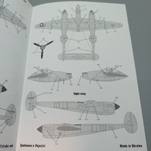 Decals Lockheed P-38 Lightning Pin-Up Nose Art and Stencils (Part 2) 1/72 Foxbot 72-067