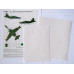 Masks for camouflage for the Su-25UB aircraft of the Air Force of Ukraine (№ 65 Blue) 1/32 Foxbot FM32-013