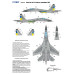 Masks Su-27S with Grey camouflage, Ukrainian Air Forces 1/32 Foxbot FM32-014