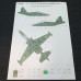 Маски для камуфляжу на Су-25УБ, Блакитний 60, ВПС України 1/48 Foxbot FM48-012