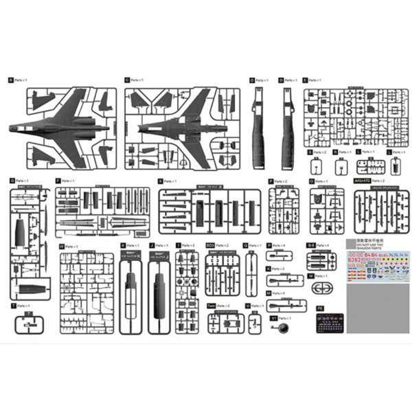 Fighter Su-27UB 1/48 Great Wall Hobby GWH L4827