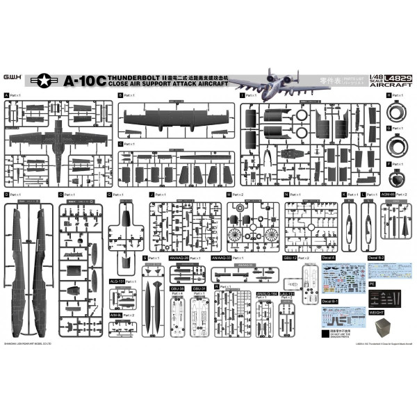 A-10C Thunderbolt II  1/48 Great Wall Hobby GWH L4829