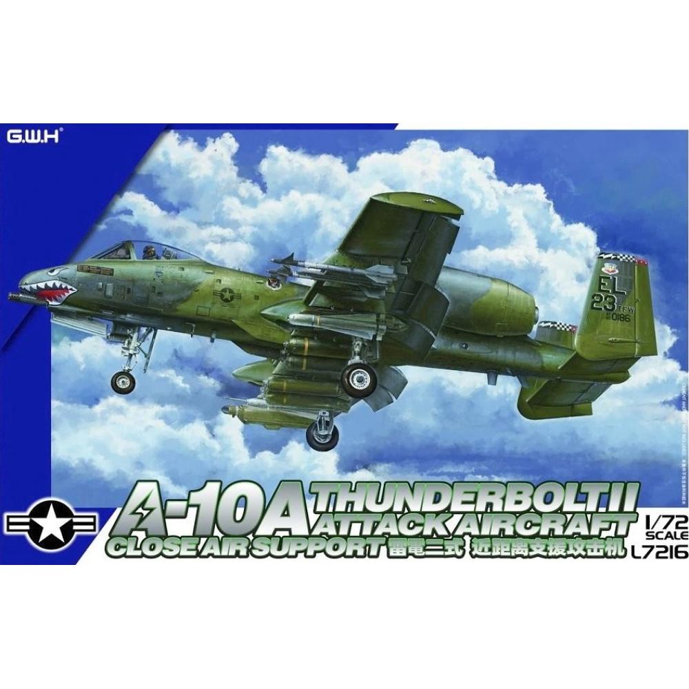 A-10A Thunderbolt II американський штурмовик 1/72 Great Wall Hobby GWH L7216