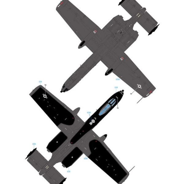 A-10C Blacksnake Indiana Air National Guard 1/48 Great Wall Hobby GWH S4823