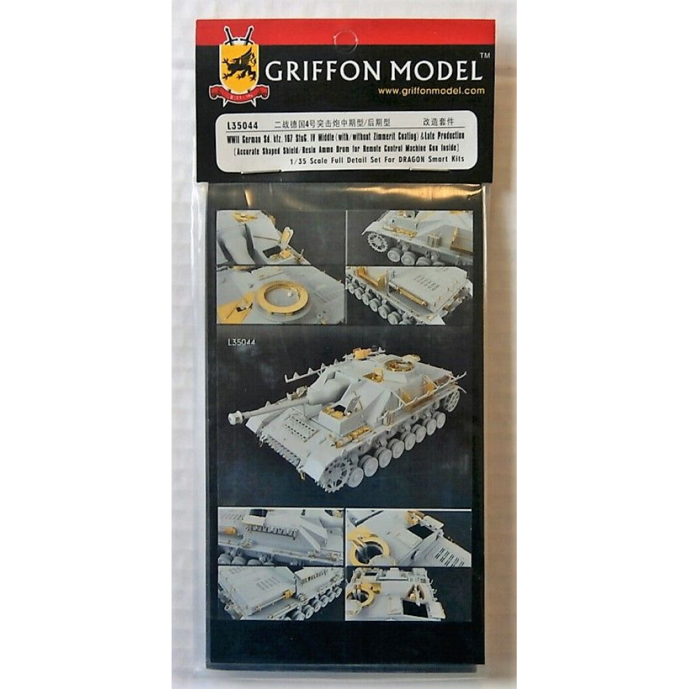 SD.KFZ.167 STUG.IV MIDDLE/LATE PRODUCTION for Dragon 1/35 Griffon L35044
