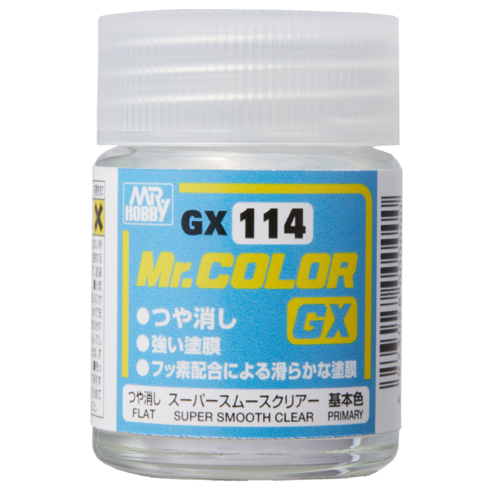 MR.COLOR GX SUPER SMOOTH CLEAR 18 ml - GunzeSangyo GX114