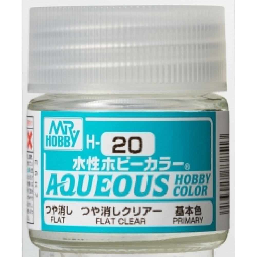 H020 Mr.Hobby - Flat clear (Acryl) 10 ml