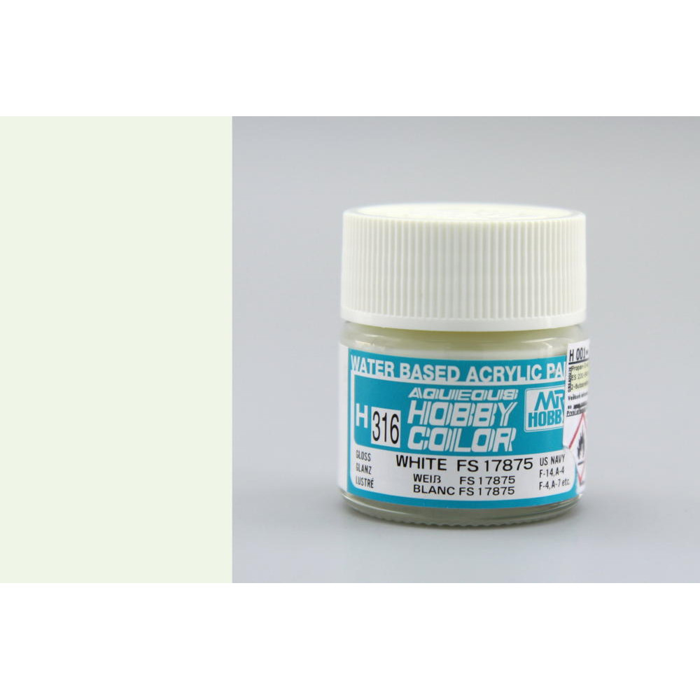 H316 Mr.Hobby - White FS17875 (Acryl) 10 ml