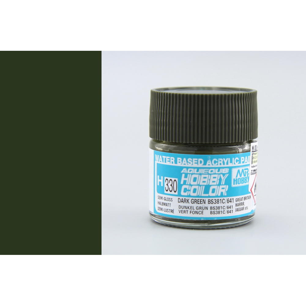 H330 Mr.Hobby - Dark green BS381C/641 (Acryl) 10 ml