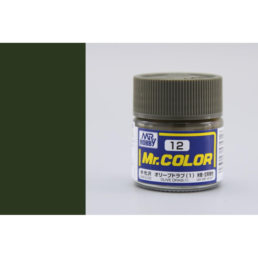 C012 Mr.Color - Olive drab (1) (Gloss) 10 ml