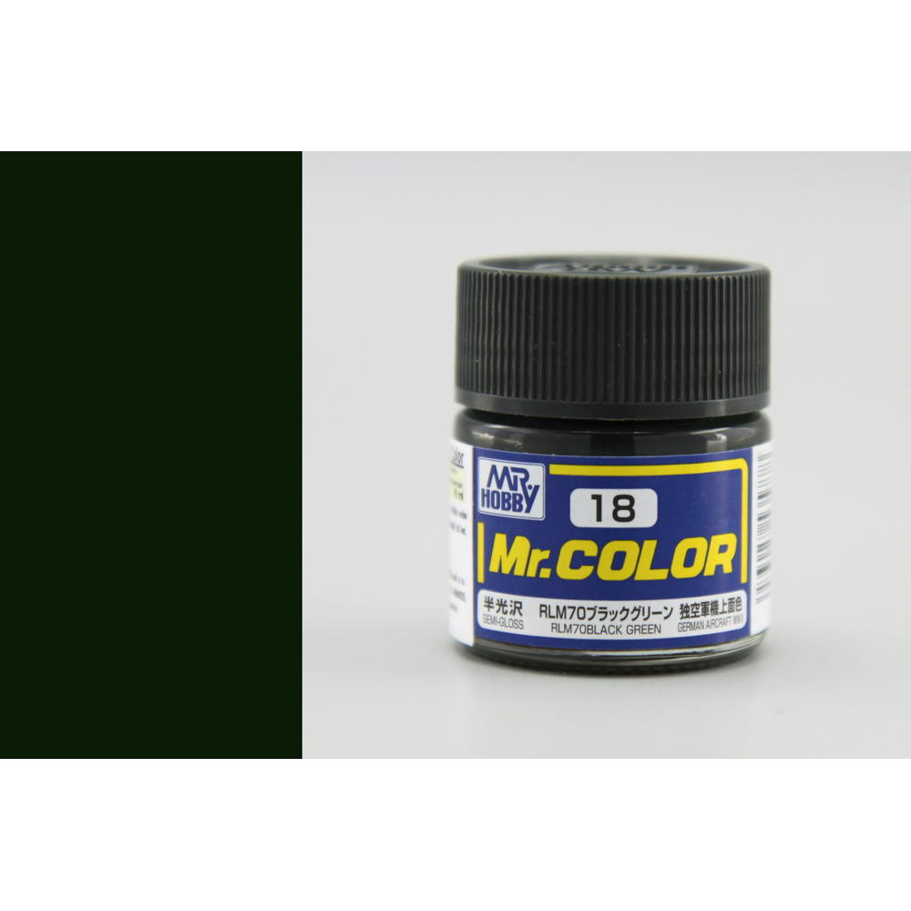 C018 Mr.Color - RLM70 Black green (Gloss) 10 ml