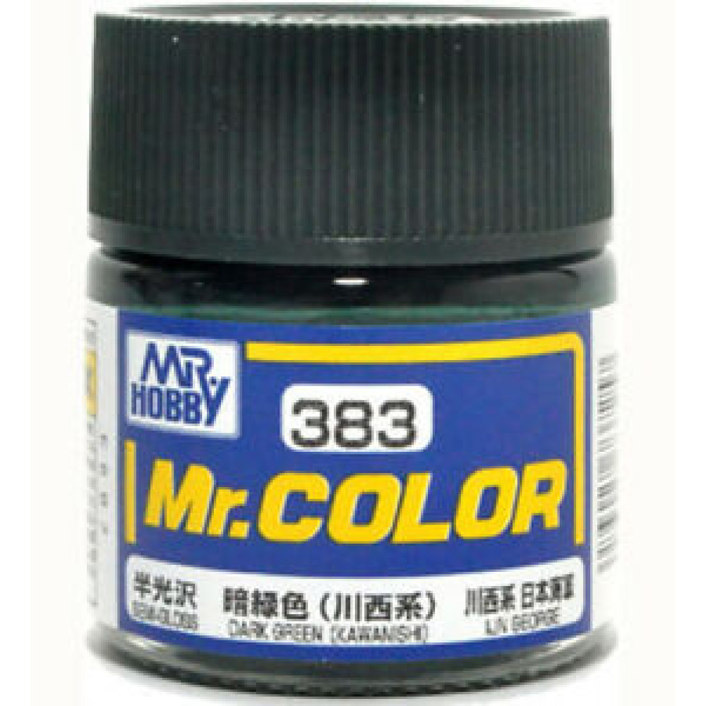 C383 Mr.Color - DARK GREEN (KAWANISHI) (SEMI-GLOSS) 10 ml