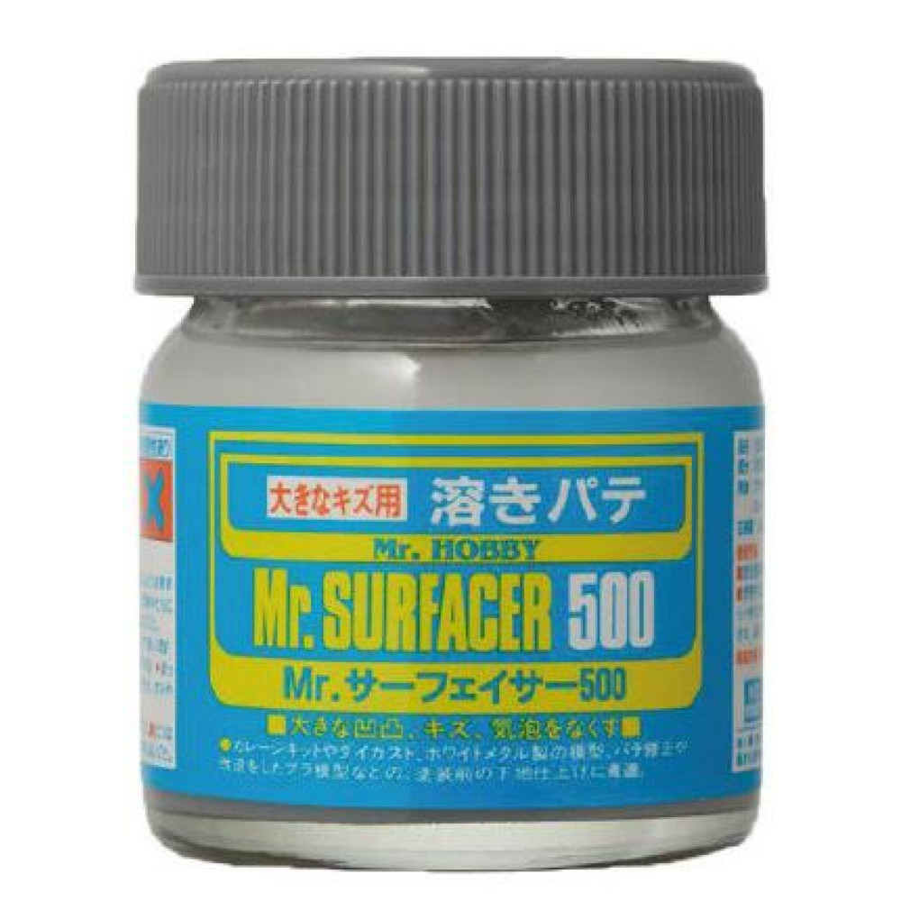 Primer Mr. Surfacer 500 Gray 40 ml Gunze Sangyo sf285