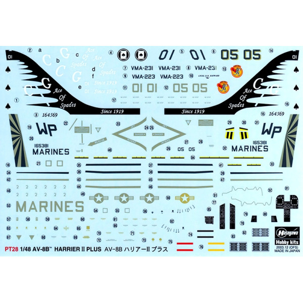 AV-8B Harrier II Plus McDonnell Douglas   1/48 Hasegawa 07228