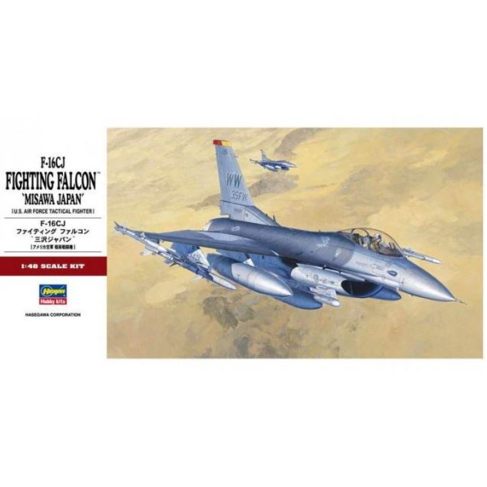 American fighter F-16CJ "Misawa Japan" (Plastic model kit) 1/48 Hasegawa 07232