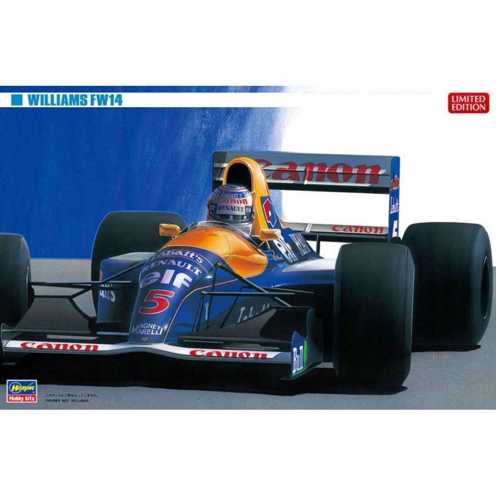 Williams FW14 British racing car (Plastic model kit) 1/24 Hasegawa 20346