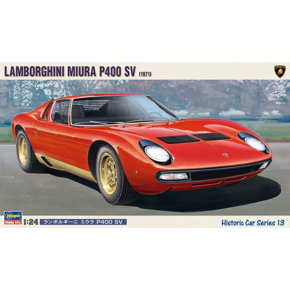 LAMBORGHINI MIURA SV (Plastic model kit) 1/24 Hasegawa 21213