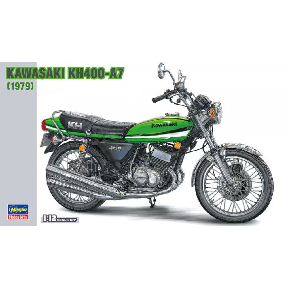 Kawasaki KH400-A7 (Plastic model kit) 1/12 Hasegawa 21506